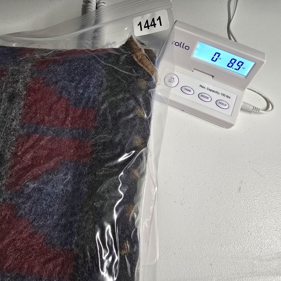 Vintage L.L. Bean Vest Womens M Multi Wool Suede Trim Western Aztec Rustic - Picture 10 of 10